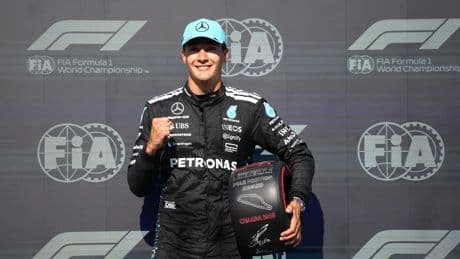 Formula 1 Kanada Prix'sinde pole pozisyonu George Russell'ın