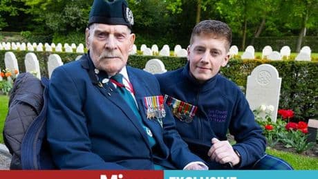 WW2 veteran, 99, says 'incredible friendship' with man, 28, 'stopped my nightmares'