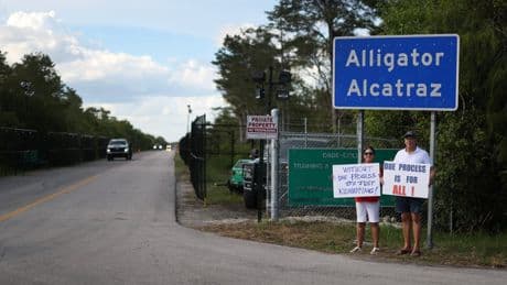 Judge blocks Alligator Alcatraz’s construction plans because it didn’t complete an environmental review first