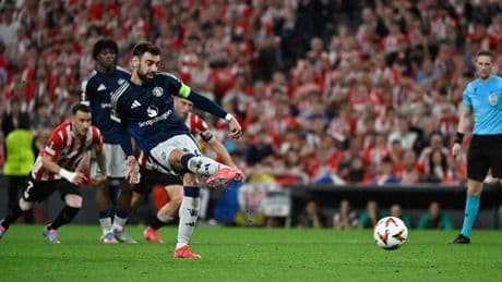 Directo | Bruno Fernandes marca el tercero del United ante un Athletic con diez