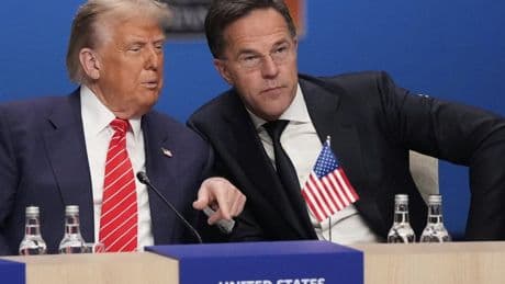 Trump to meet NATO secretary general as plan takes shape for Ukraine weapons sales
