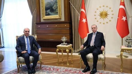 Başkan Erdoğan, TBMM Başkanı Kurtulmuş’u kabul etti!
