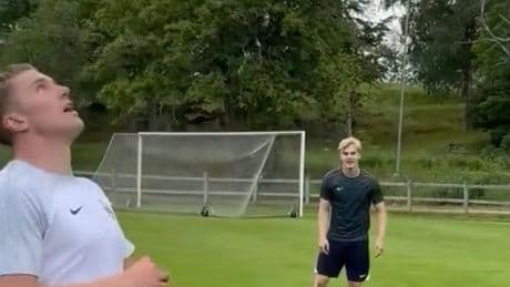 Viktor Gyokeres footage speaks volumes as Arsenal target spotted with Tottenham ace