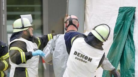 Großeinsatz: Hautverletzungen in DHL-Verteilzentrum