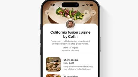 You can book private chefs and personal trainers on Airbnb now