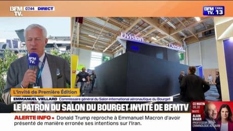 Stands israéliens interdits au Salon du Bourget: "Nous avons eu des ordres, nous les avons appliqués", affirme le patron du salon