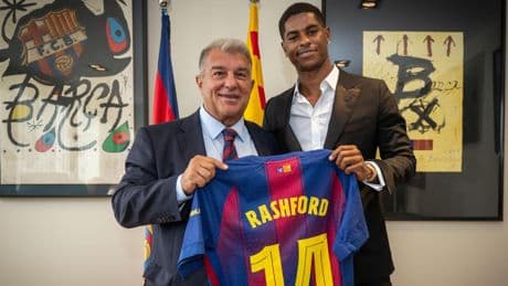 Laporta, abierto a más fichajes y agradecido a Rashford