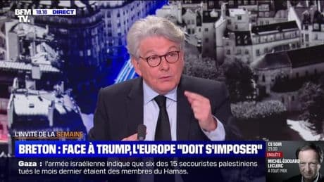 Thierry Breton : Face à Trump, l'Europe "doit s'imposer" - 20/04