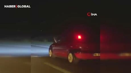 Bir ayağı camda bir ayağı gazda yolculuk kamerada