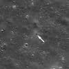 NASA spacecraft around the moon photographs the crash site of a Japanese company's lunar lander