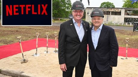 Netflix breaks ground on $900M movie studio at former Army base in NJ