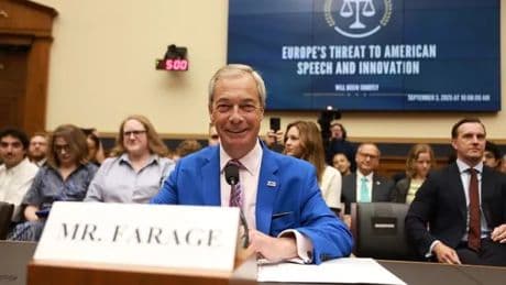 Nigel Farage meets Donald Trump to badmouth Britain after squirming through Epstein questions
