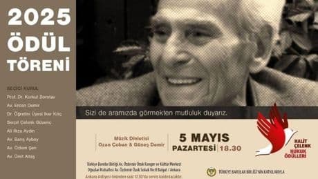 Halit Çelenk Hukuk Ödülleri’nin kazananları açıklandı: Ödül, hak arayan gençlere ithaf edildi
