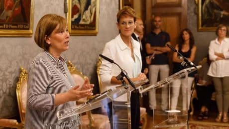 María Chivite y Uxue Barkos, citadas en la 'comisión Koldo' del Senado tras el veto del PSOE y sus socios en Navarra