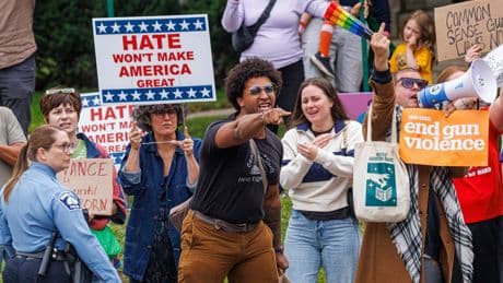 JD Vance heckled during visit to Minneapolis church shooting site: ‘Protect our kids’
