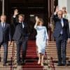 European leaders go to Moldova to mark its Independence Day ahead of key election