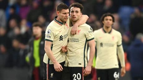 Milner homenajea a Diogo Jota con su dorsal