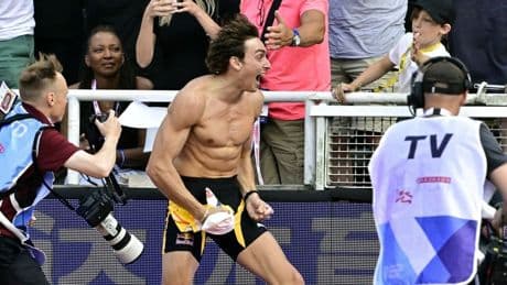 Polsstokhoogspringer Duplantis verbetert zijn wereldrecord weer, derde plaats Vloon