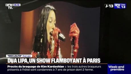 Dua Lipa offre un show flamboyant à Paris La Défense Arena et ressuscite, à l'occasion, le tube "Moi Lolita" d'Alizée