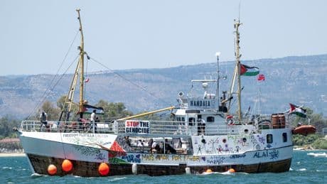 «Flottille pour la liberté» : le bateau propalestinien «Handala», intercepté par Tsahal, est arrivé en Israël