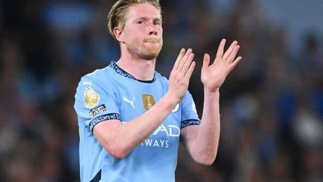 Kevin De Bruyne says there's 'no excuses' as Man City star red-faced on farewell night