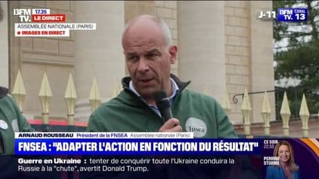 Colère des agriculteurs: "Nous sommes prêts à parler à tout le monde", affirme Arnaud Rousseau, président de la FNSEA