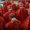 The world waits for white smoke: Cardinals prepare for first vote on new Pope TODAY with prayers in the Vatican ahead of sealing themselves off from the outside world for secretive conclave