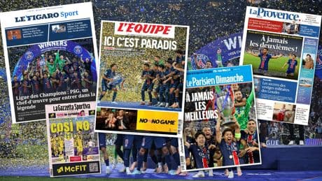 «Paris tout puissant», «Ici c’est Paradis», «Munich terre de la honte» pour l’Inter Milan... La presse européenne honore le sacre «éternel» du PSG