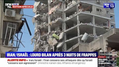 Selon un bilan provisoire, au moins 13 morts et 130 blessés en Israël après des frappes iraniennes