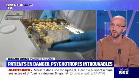 Médicaments psychotropes: "Aujourd'hui, on fait face à une pénurie inédite", indique Léonard Lorimy, psychiatre