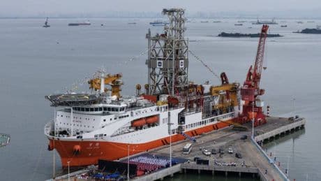 El barco con el que China quiere superar a EEUU realizando una perforación 'imposible'