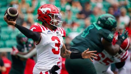 Stampeders smoke Roughriders 24-10 in West Division power struggle
