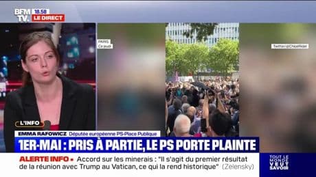 Socialistes "attaqués" dans le cortège parisien: "Ils ont insulté tous les socialistes", dénonce Emma Rafowicz (PS)