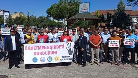 Sendikalardan şiddete karşı ortak tepki: Öğretmene yönelik şiddeti durdurun!