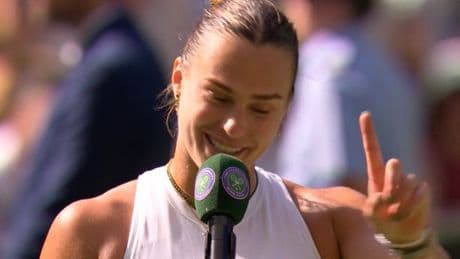 Aryna Sabalenka interrupts Wimbledon interviewer after 'annoying' accusation