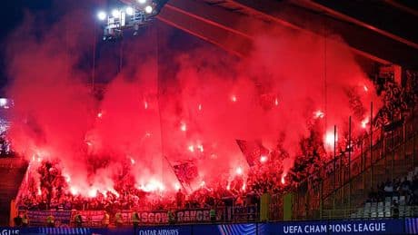 Rangers now walking Euro tightrope home and away as UEFA hit Ibrox club with another fine and suspended ban for fans' behaviour