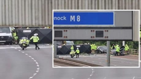 Glasgow M8 cocaine driver caused 134mph horror crash injuring police officers