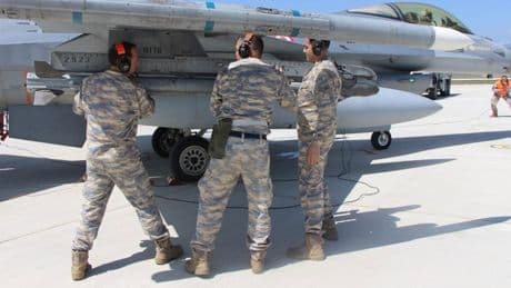 F-16'lar zorlu göreve 15 dakikada hazırlanıyor