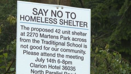 ‘Find somewhere else’: Abbotsford residents push back on supportive housing project