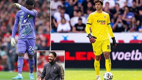 Man United close in on £17m swoop for Senne Lammens after considering moves for two other goalkeepers - with club revealing their stance on Andre Onana's future