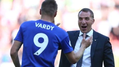 Brendan Rodgers loves Jamie Vardy as four words in first meeting suggest Celtic reunion with former 'rascal' could be on