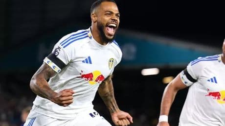 Leeds dominate Everton but require controversial penalty to spoil Jack Grealish debut