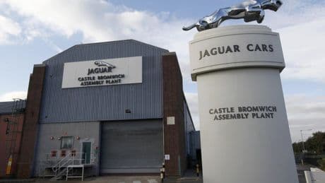 Fire crews battle blaze at Jaguar Land Rover factory