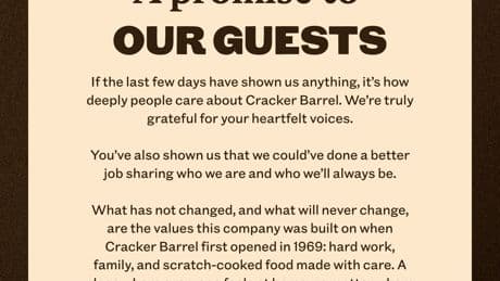 Customers rip Cracker Barrel for lame apology over controversial rebrand: ‘Kicked Uncle Herschel to the curb’
