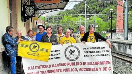 El Gobierno vasco avanza en la conexión ferroviaria entre Carranza y Bilbao