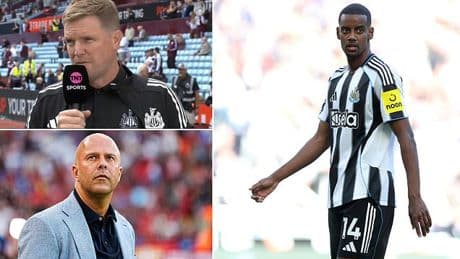 Eddie Howe gives update on Alexander Isak saga with wantaway forward looking to secure Liverpool move as Newcastle boss admits it has been a 'distraction'