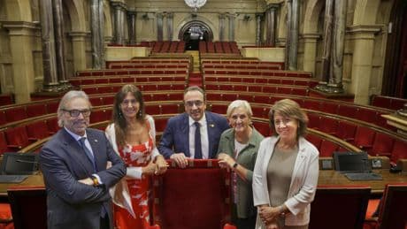 Los presidentes del Parlament eligen su Diada