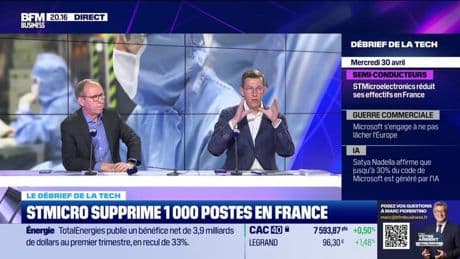 STMicro supprime 1000 postes en France - 30/04