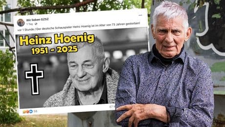 „Eine absolute Geschmacklosigkeit!“ - Heinz Hoenig auf Facebook für tot erklärt