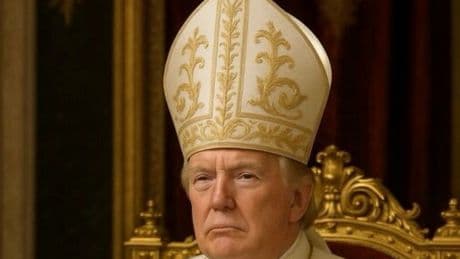 Trump'tan Papa fotoğrafına açıklama: Haberim yoktu, eşim sevimli buldu